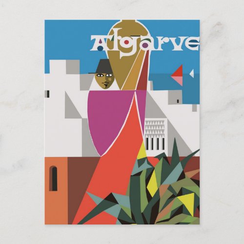 Algarve Portugal Vintage Travel Postcard