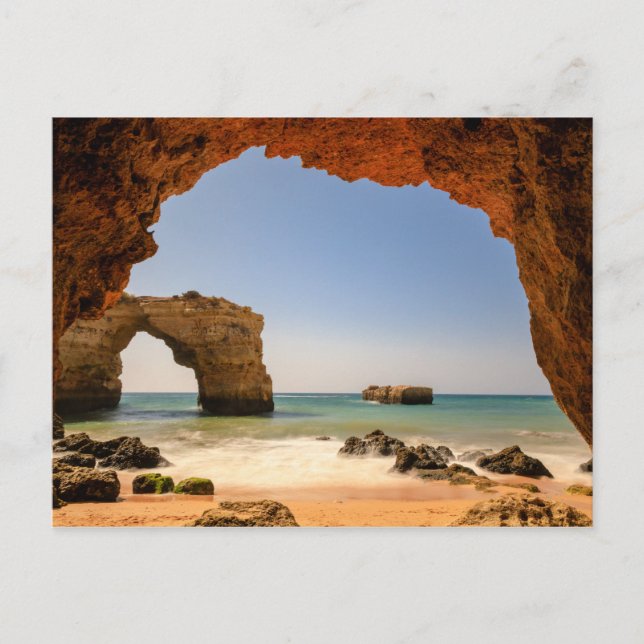 Algarve - Praia de Albandeira postcard no text (Front)