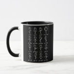 Algebra Dance Funny Graph Figures Math Equation Mug<br><div class="desc">Algebra Dance Funny Graph Figures Math Equation Teacher Gift. Perfect gift for your dad,  mom,  papa,  men,  women,  friend and family members on Thanksgiving Day,  Christmas Day,  Mothers Day,  Fathers Day,  4th of July,  1776 Independent day,  Veterans Day,  Halloween Day,  Patrick's Day</div>