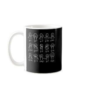 Algebra Dance Funny Graph Figures Math Equationhir Coffee Mug