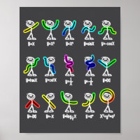 Algebra Dance Funny Graph Figures Math