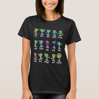 Algebra Dance Funny Graph Figures Math  T-Shirt