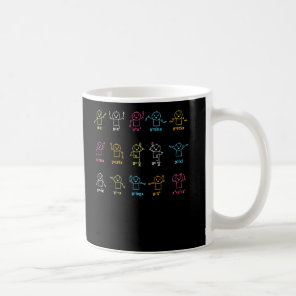Algebra Dance Graph Figures Math Equation Teacher Coffee Mug
