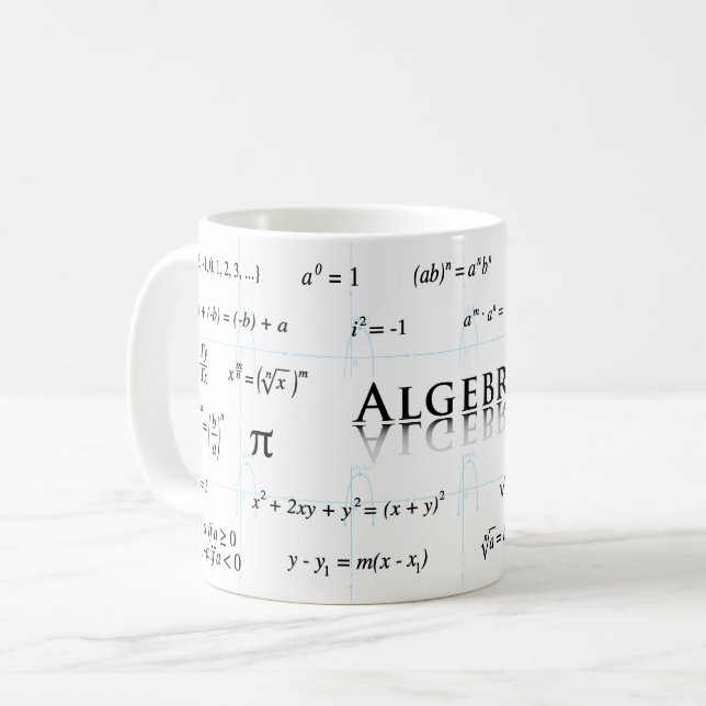 Algebra Equations Coffee Mug (Front Left)