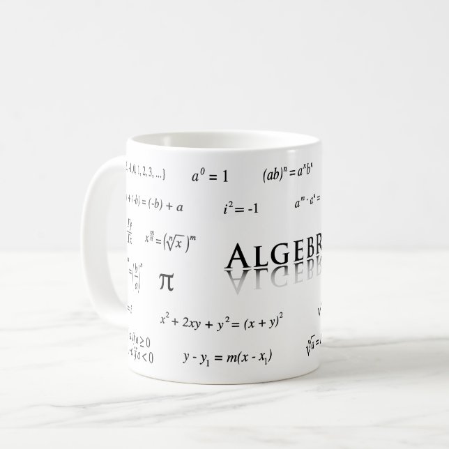 Algebra Equations Coffee Mug (Front Left)