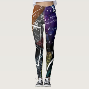 Algebra Flow: Math Art Leggings