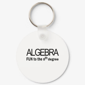 Algebra _ fun to the nth degree keychain
