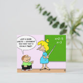 algebra kid teacher yesterday x equals two (Standing Front)