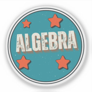 Algebra Sticker