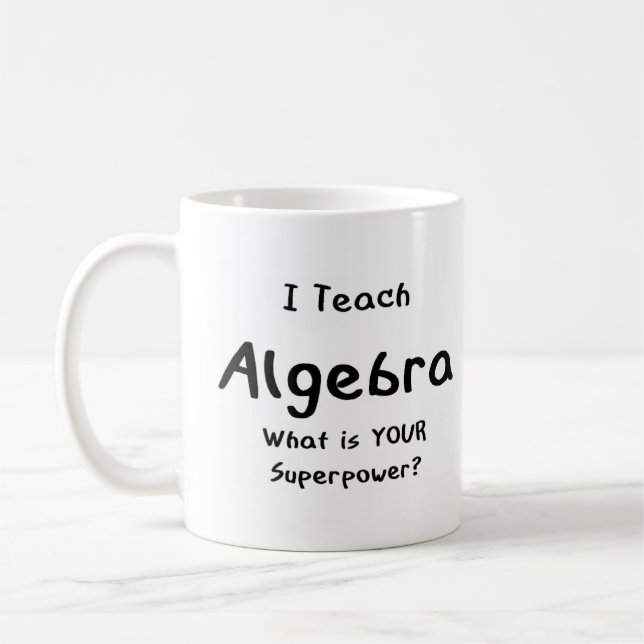 algebra teach coffee mug (Left)