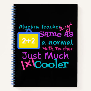 Algebra teacher same as a normal Math teacher Notebook