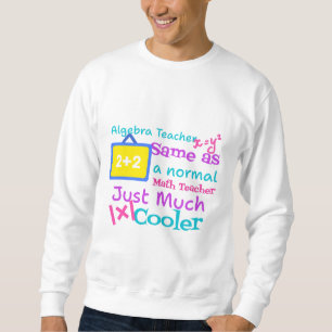 Algebra teacher same as a normal Math teacher Sweatshirt