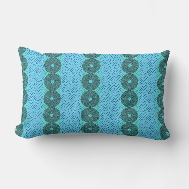 Algebraic Elegance Lumbar Pillow (Front)