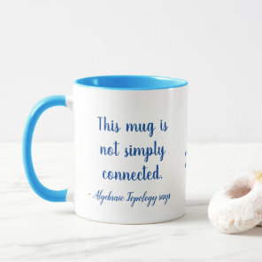 Algebraic Topology: Mug isn't simply connected