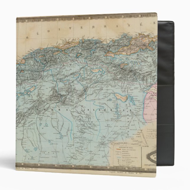 Algeria 3 Ring Binder (Front/Inside)
