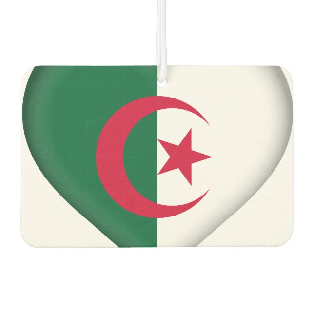 Algeria (Algerian) Flag Air Freshener (Front)