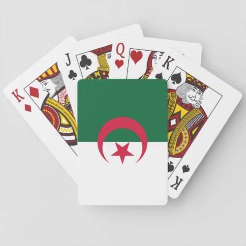 Algeria Algerian Flag Playing Cards