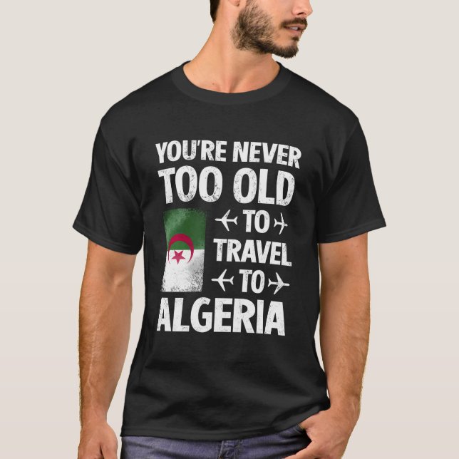 Algeria Algerian Roots Algerian Heritage Proud Alg T-Shirt (Front)