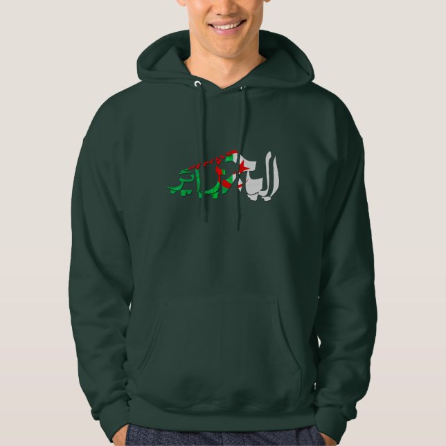 Algeria Algérien Soccer Cleat Hoodie (Front)