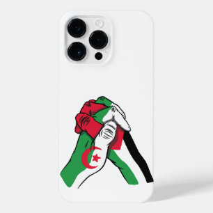 ALGERIA AND PALESTINE HANDS iPhone 14 PRO MAX CASE