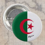 Algeria button, patriotic Algerian Flag fashion Button