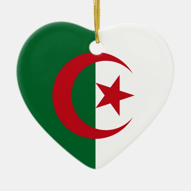 Algeria Ceramic Ornament (Front)