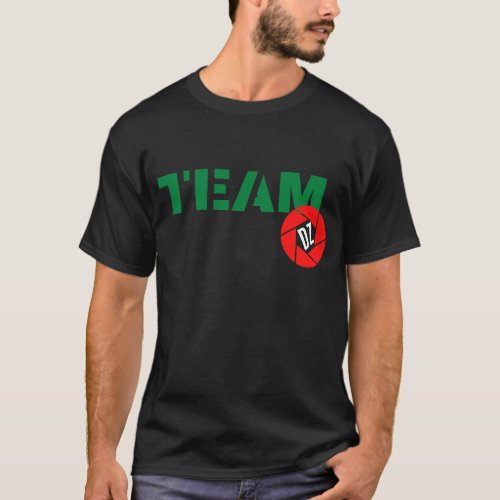 Algeria DZ Team Algeria Flag Colors DZ Power T_Shirt