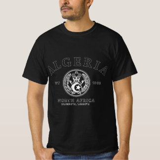 Algeria Est 1962 North Africa Coordinates Vintage T-Shirt