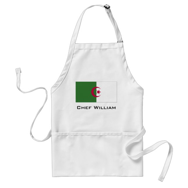 Algeria Flag Adult Apron (Front)