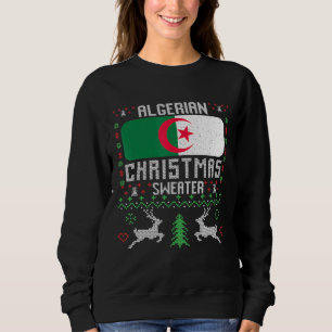 Algeria Flag Algerian Christmas Sweater