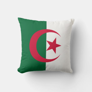 Algeria Flag American MoJo Pillow