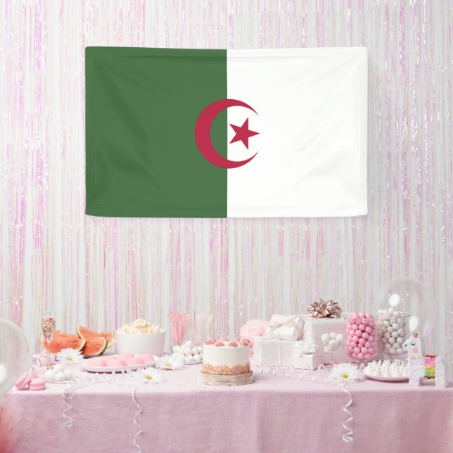 Algeria flag banner (Party)