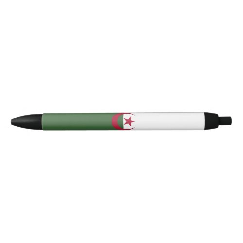 Algeria flag black ink pen