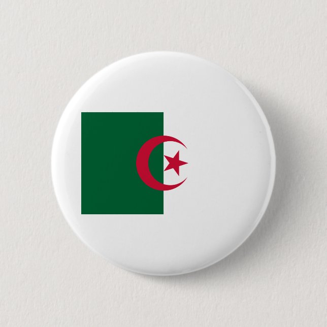 Algeria Flag Button (Front)