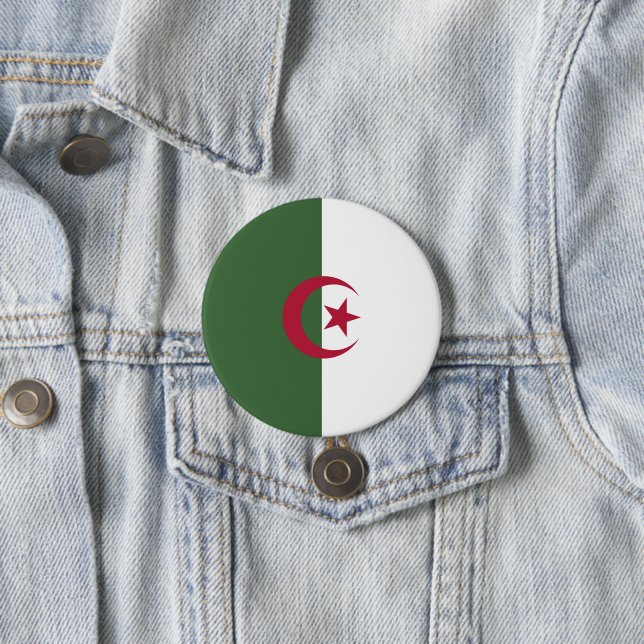 Algeria flag button (In Situ)