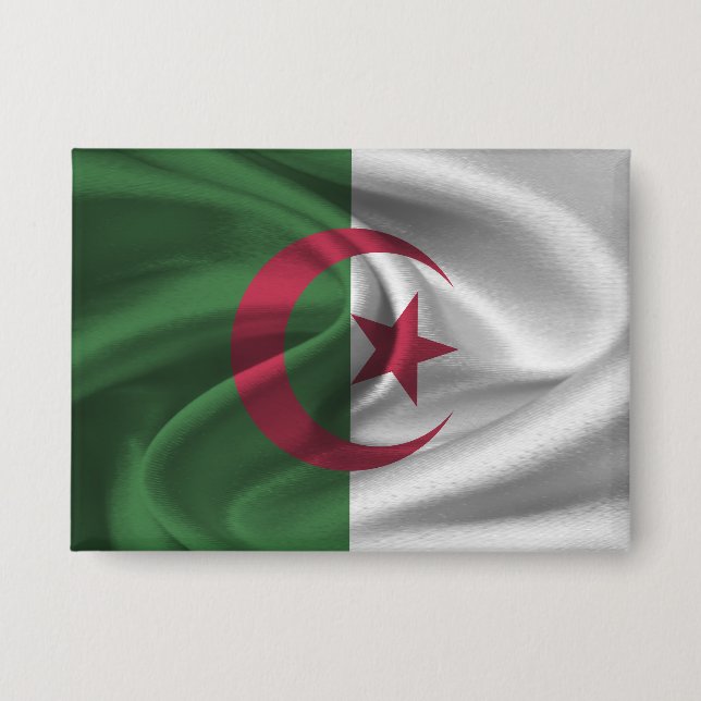 Algeria Flag Button (Front)