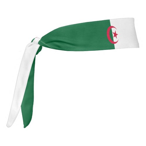 Algeria Flag Elegant Patriotic Tie Headband