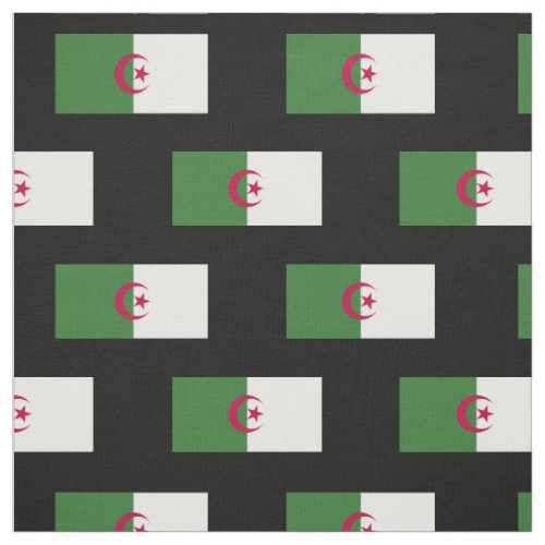 Algeria Flag Fabric