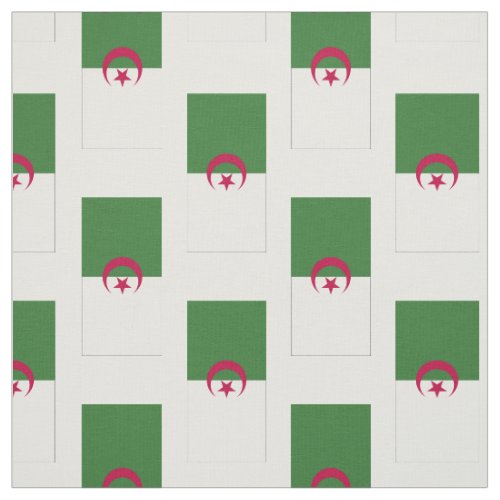 Algeria Flag Fabric