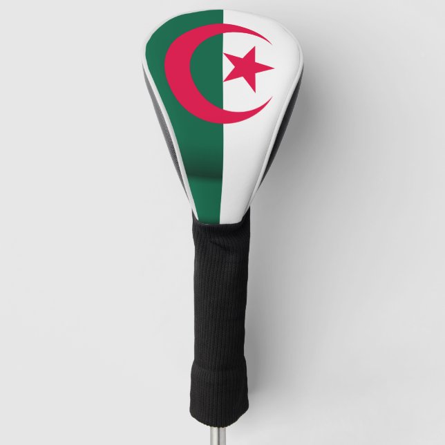 Algeria Flag Golf Head Cover (Front)
