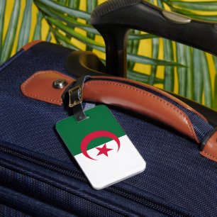 Algeria Flag Luggage Tag