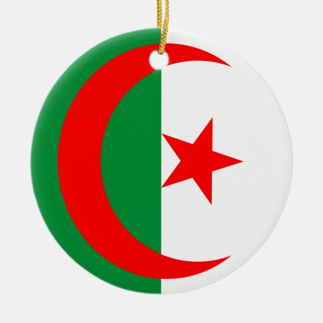 algeria flag ornament (Front)