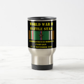 Algeria - French Morocco Campaign Travel Mug