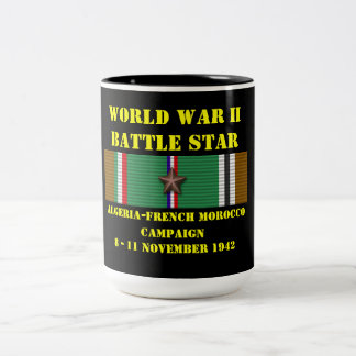 Algeria - French Morocco Campaign Two-Tone Coffee Mug