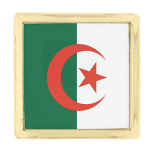Algeria Gold Finish Lapel Pin