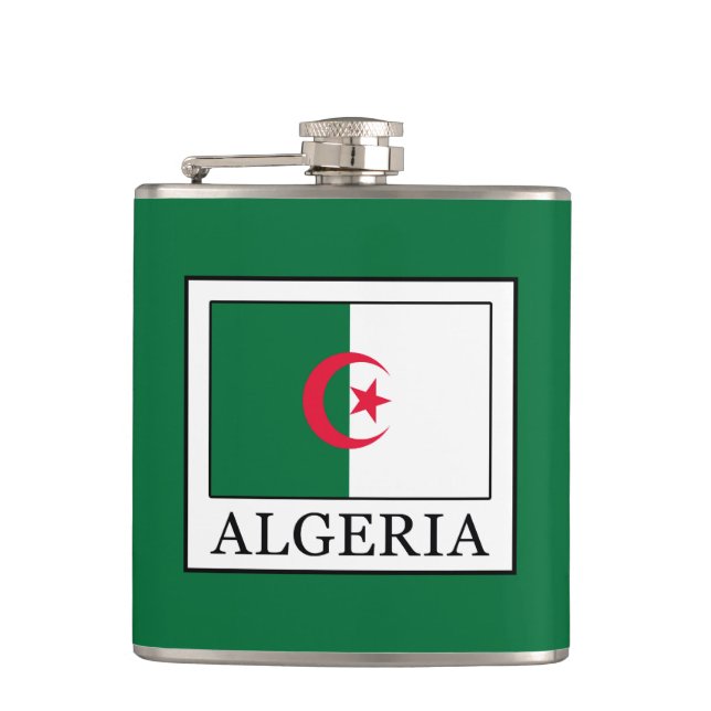 Algeria Hip Flask (Front)