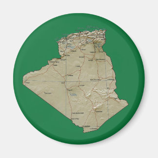 Algeria Map Magnet