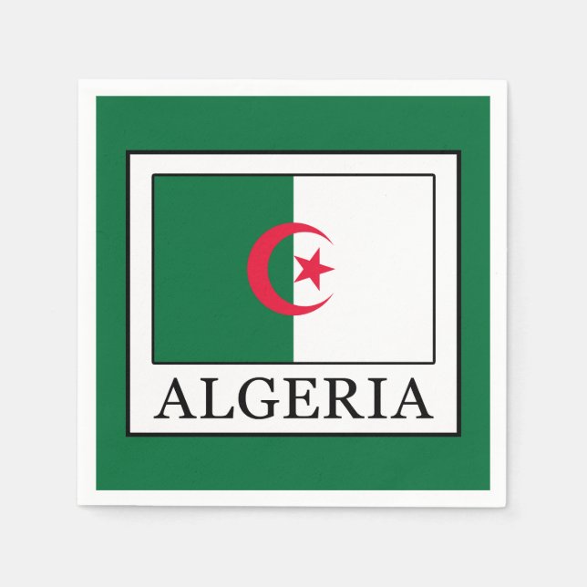 Algeria Paper Napkins (Front)