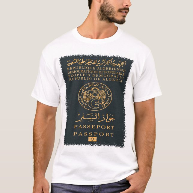 Algeria passport cover T-Shirt (Front)