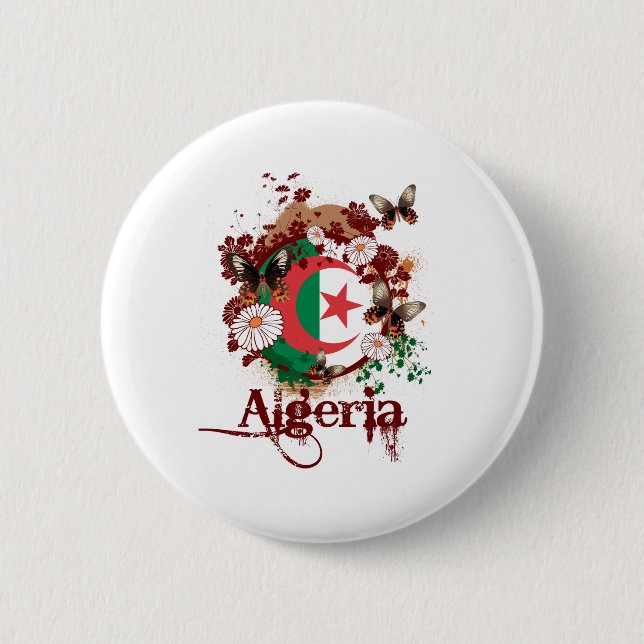 Algeria Pinback Button (Front)